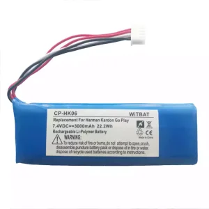 New Bluetooth speaker battery for Harman Kardon Go Play,GSP1029102 01