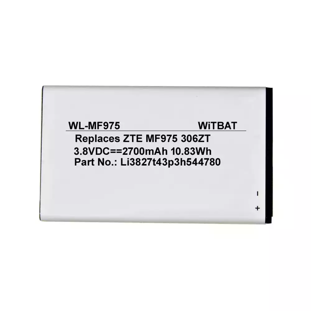 New original battery for ZTE 303ZT,305ZT,306ZT,MF975,MF975S,MF975U,Li3827t43p3h544780